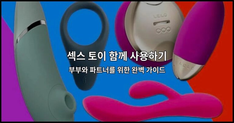 부부와 파트너가 섹스 토이 함께 사용하기에 대해 알아보는 완벽 가이드를 소개하는 썸네일 이미지